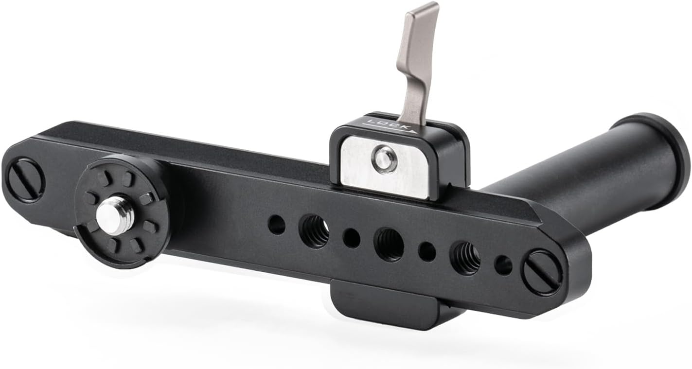 Tilta EVF Bracket Compatible with Sony FX6 | Mount via NATO Rail and Native Monitor Mount | Adjustable Design | Lightweight & Durable