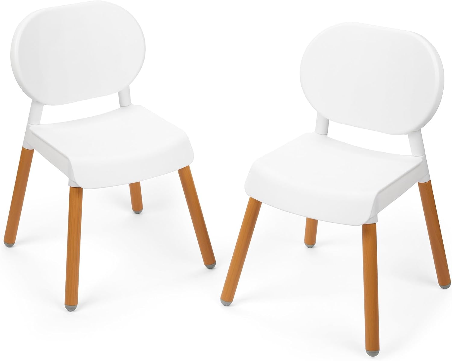 Skip Hop Toddler's Activity Chairs with Non-Slip feet, Set of 2, White