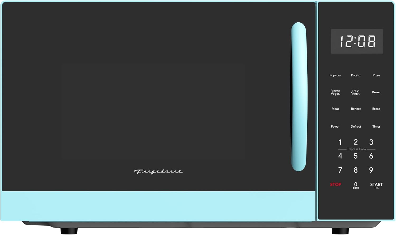 FRIGIDAIRE EMW953BLU 0.9-Cubic Feet Microwave Oven with Oversized Display, Blue