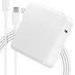 Mac Book Pro Charger - 118W USB C Fast Charger Power Adapter for USB C Port MacBook Pro/MacBook Air 16 15 14 13 Inch, New iPad Pro and All USB C Device, Include Charge Cable（7.2ft/2.2m），White