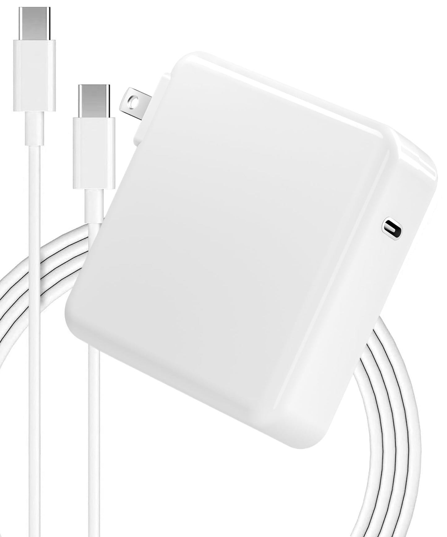 Mac Book Pro Charger - 118W USB C Fast Charger Power Adapter for USB C Port MacBook Pro/MacBook Air 16 15 14 13 Inch, New iPad Pro and All USB C Device, Include Charge Cable（7.2ft/2.2m），White