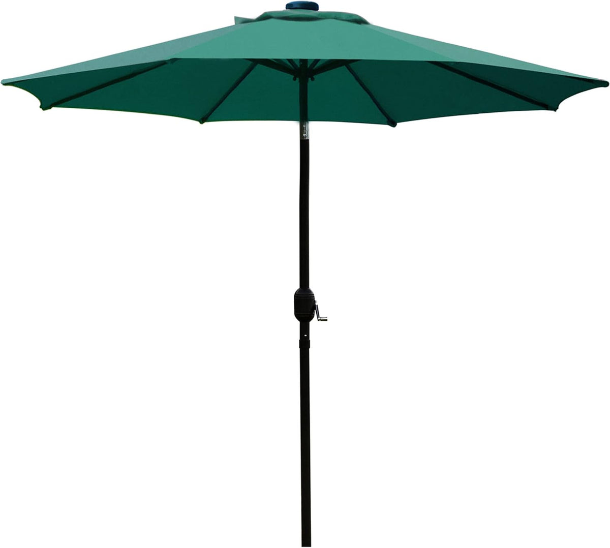 Sunnyglade 9' Patio Umbrella Outdoor Table Umbrella with 8 Ribs Dark Green