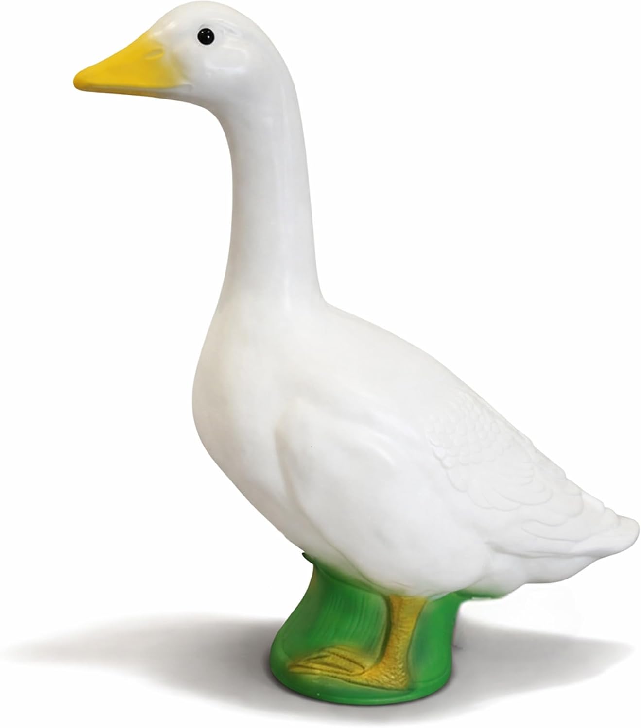 Union Products 23 Inch Front Porch Goose Statue, Lawn Decor Figurine, White