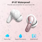 Wireless Earbud, Bluetooth Headphones 5.3 NEW 40H Ear Buds Bass Stereo Earphones Noise Cancelling Earbud with 4 ENC Mic, in-Ear Bluetooth Earbud USB-C LED Display IP7 Waterproof Sport for Android iOS