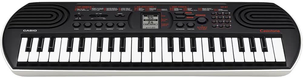 Casio Casiotone SA-81 Compact Keyboard | 100 Tones | 50 Rhythms