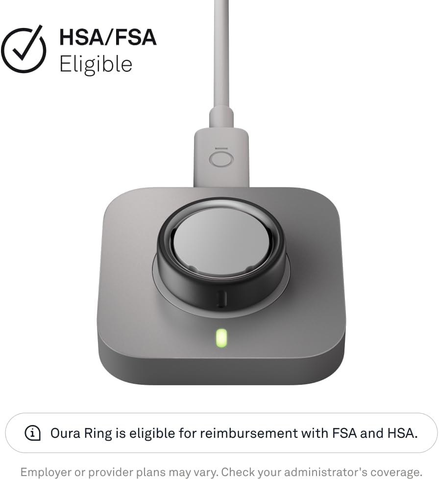Oura Ring 4 Charger - Size 6 - Charging Dock and USB-C Cable