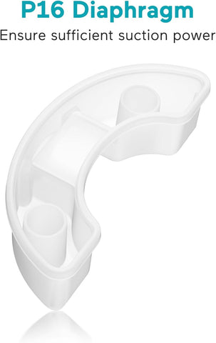 Paruu P16 Diaphragm & Valve Replacement, Only for P16 Wearable Breast Pump, 2 Pack Sets Original Accessories