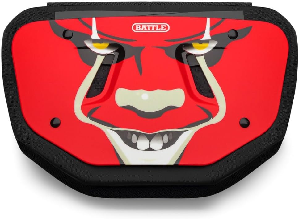 Battle Sports Novelty Football Back Plate, Kids, Adults
