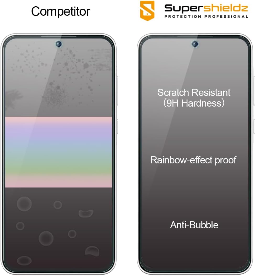 Supershieldz (2 Pack) Designed for Samsung Galaxy A35 5G Tempered Glass Screen Protector, Anti Scratch, Bubble Free