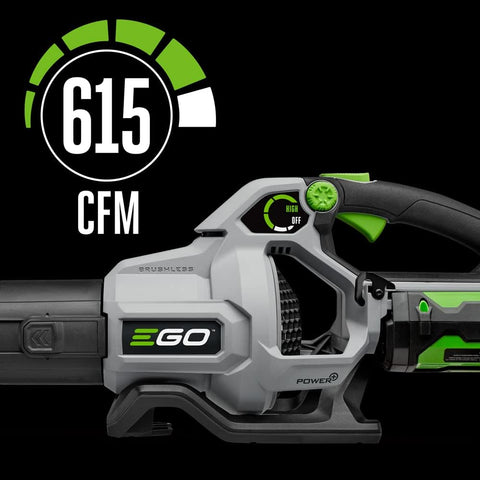 EGO POWER+ Cordless Electric Leaf Blower, 615 CFM, With Battery - LB6151