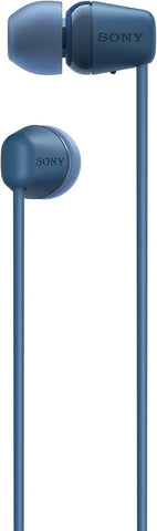 Sony WI-C100 Wireless in-Ear Bluetooth Headphones with Built-in Mic, Blue