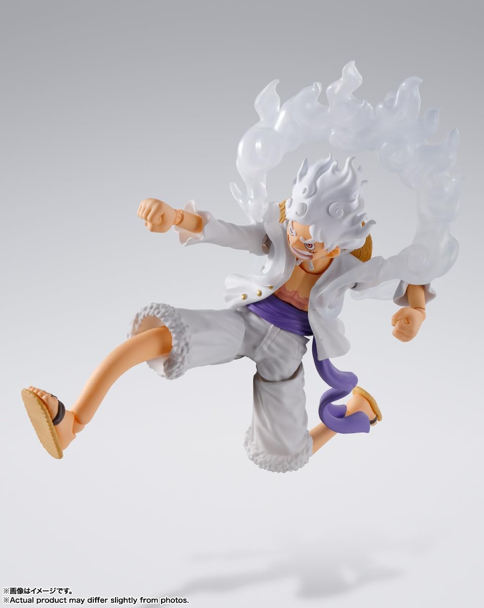 TAMASHII NATIONS - One Piece - Monkey D. Luffy -GEAR5- S.H.Figuarts Action Figure