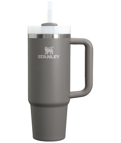 Stanley Quencher H2.0 Tumbler with Handle & Straw 30 oz | Twist On 3-Way Lid | Cupholder Compatible for Travel | Insulated Stainless Steel Cup | BPA-Free | Stone