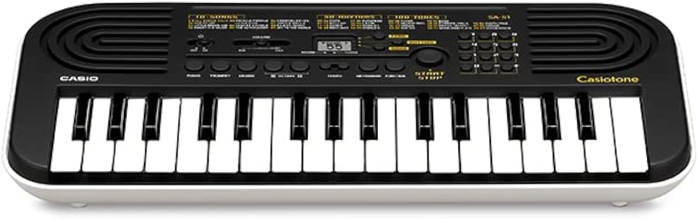 Casio Casiotone SA-51 32-Key Compact Digital Keyboard | 100 Tones