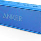 Anker AK-A3105034 Blue Portable Bluetooth Speaker, 12W, 24H Battery Life, Unbelievable Sound, Bass Up Technology, Weatherproof, 2470mAh Battery, 3.5mm AUX-IN, 80db Sensitivity