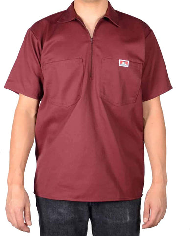 Ben Davis Short Sleeve 1/2 Zip Shirt