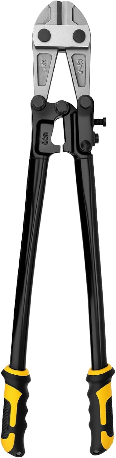 GRENPRO 24 Inch Heavy Duty Bolt Cutter, Chrome Vanadium, Anti-Slip Handle