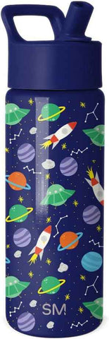 Simple Modern Kids Water Bottle & Toddler Cup | 18oz | Space