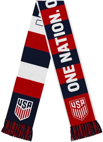 Icon Sports Officially Licensed US Soccer Federation Ultimate Fan Pack - Unisex Adult -Jacket, Shirt, Jersey, Scarf & Ball