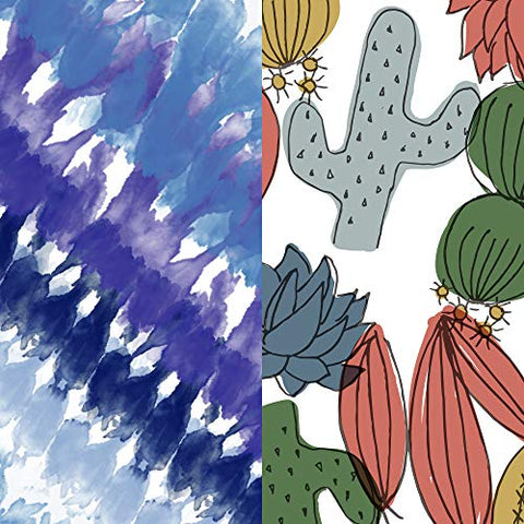 The Honest Company Clean Conscious Diapers | Plant-Based, Sustainable | Tie-Dye for + Cactus Cuties | Super Club Box, Size 4 (22-37 lbs), 104 Count