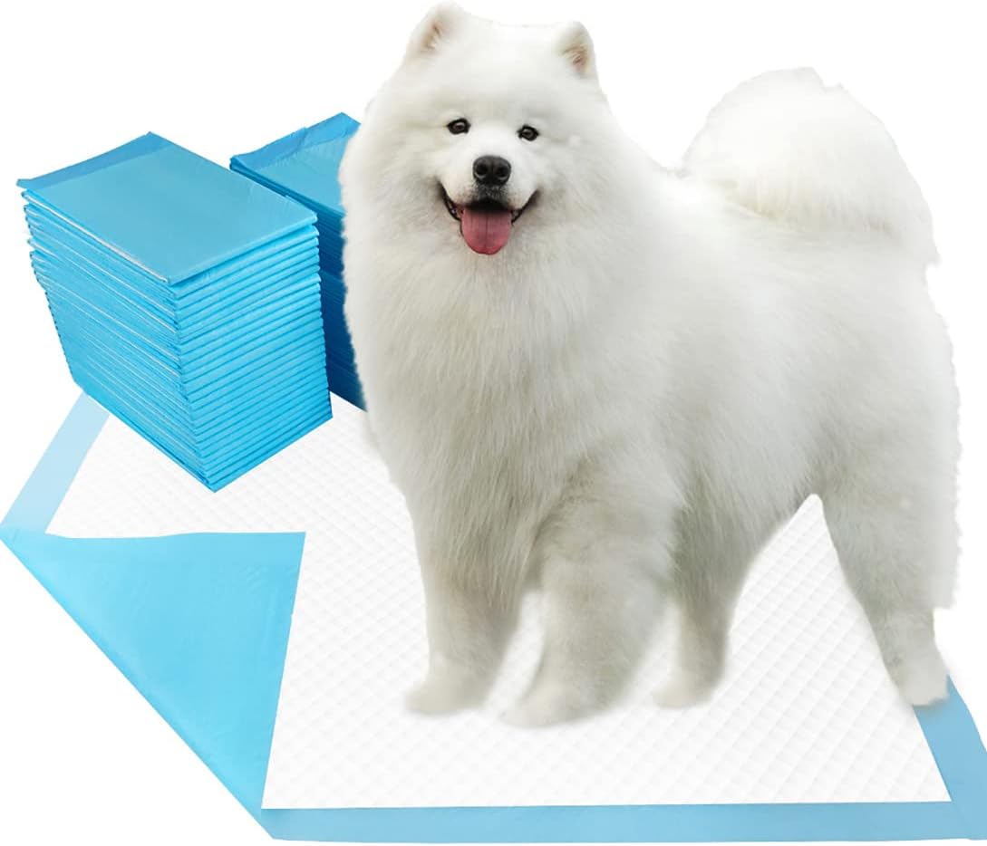 Dogcator Puppy Pads Extra Large 30"x36", 40 Count Thicken XLarge Puppy Pee Pads for Dogs Super Absorbent, Leak-Proof Disposable Pet Training Pad, Potty Piddle Mats for Puppies, Cats, Doggies, Blue