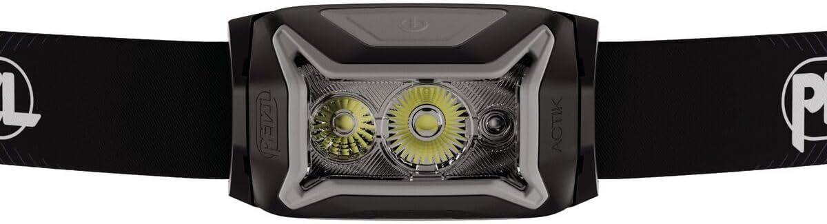Petzl ACTIK CORE Headlamp - Powerful, Rechargeable 650 Lumen Light - Black