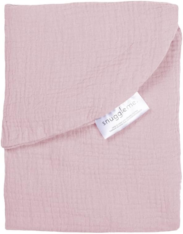Snuggle Me Universal Lounger Cover 100% Organic Cotton Muslin - Petal