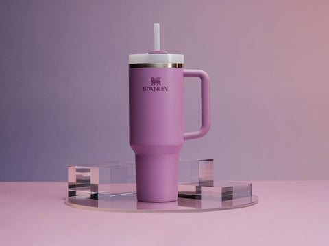 Stanley Quencher H2.0 Tumbler with Handle & Straw 40 oz | Twist On 3-Way Lid | Cupholder Compatible for Travel | Insulated Stainless Steel Cup | BPA-Free | Lilac
