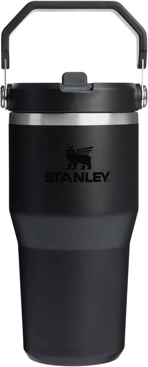 STANLEY IceFlow 2.0 Flip Straw Tumbler, 20 oz, Black 2.0