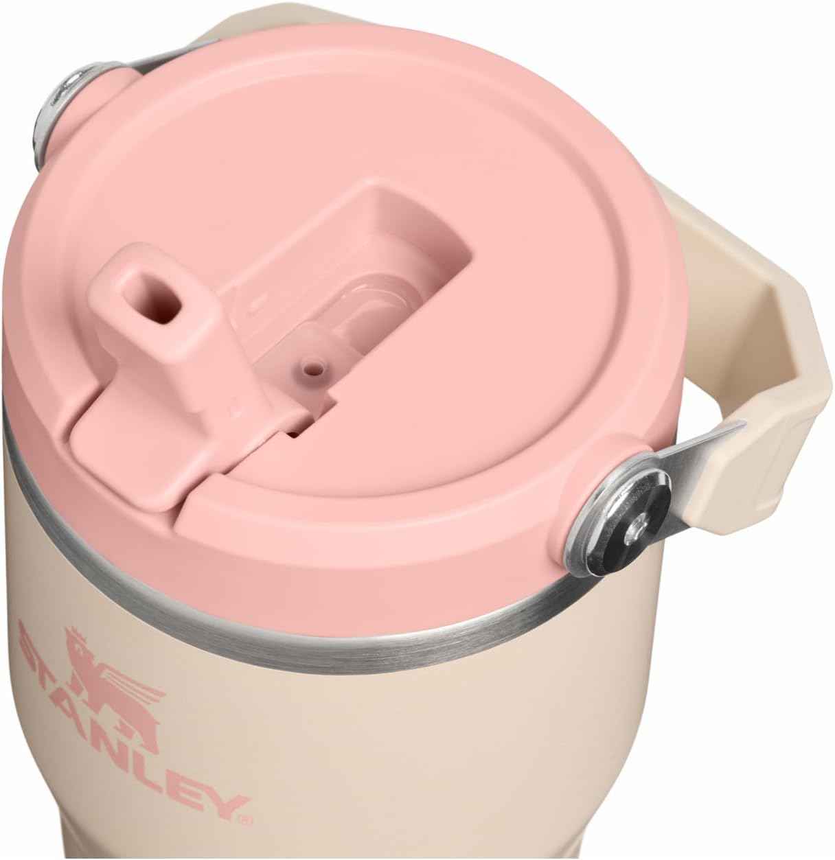 STANLEY IceFlow 2.0 Flip Straw Tumbler, 20 oz, Champagne