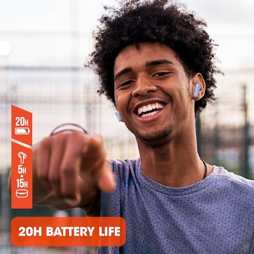 JBL Vibe 200TWS - True Wireless Earbuds, 20 hours of combined playback, JBL Deep Bass Sound, Comfort-fit, IPX2 rating, Pocket friendly (Black)