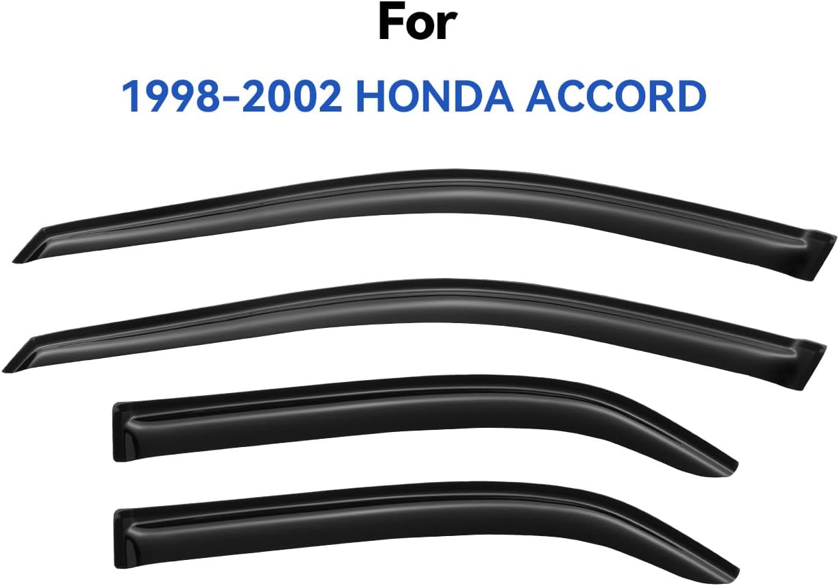 Window Visors Rain Guards for 1998 1999 2000 2001 2002 Honda Accord Sedan