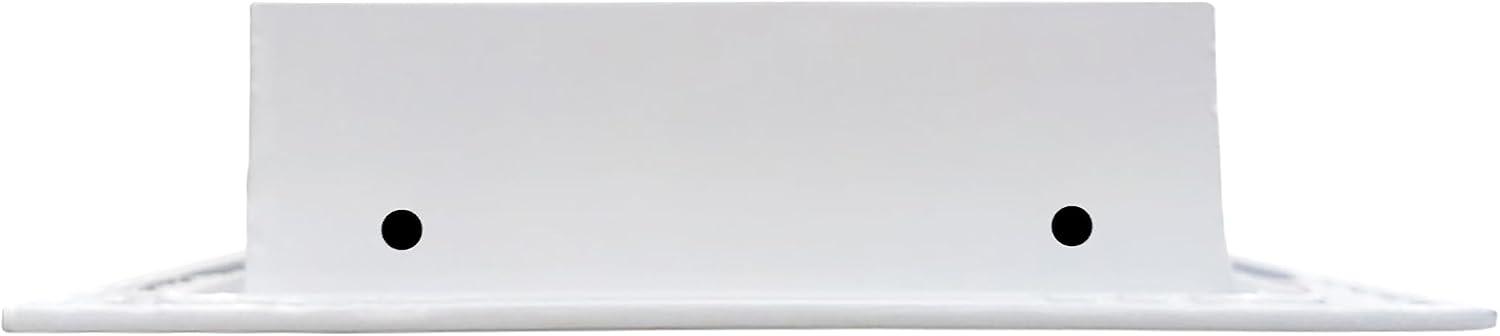 BUILDMART - 10x6 White Modern AC Vent Cover - Decorative Air Vent - Standard Linear Slot Diffuser - Register Grille for Ceiling, Walls & Floors - Texas Buildmart