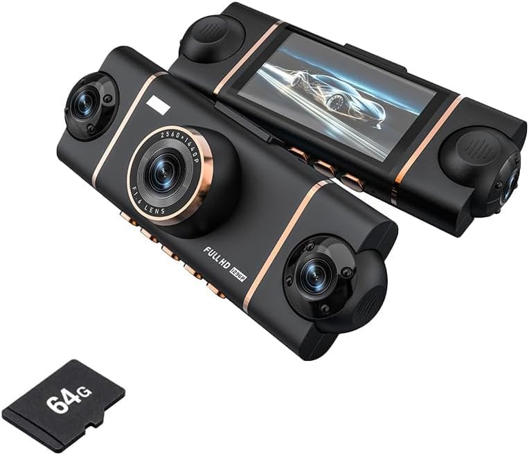 4K+1080P*3 FHD Car Camera