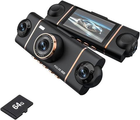 4K+1080P*3 FHD Car Camera