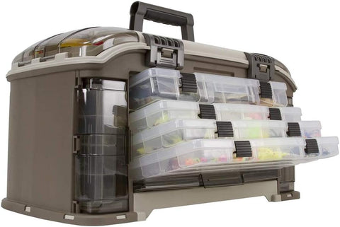 Plano Angled 787 Guide Series Stowaway Tackle System- Includes 7 Stowaways, Fishing Tackle Storage, Premium Tackle Storage, One Size, Model Number: 787010