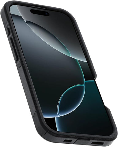 OtterBox iPhone 16 Pro Commuter Series Case - Black, Thin & Protective iPhone Case, Dual-Layer, Impact Absorbing iPhone Case