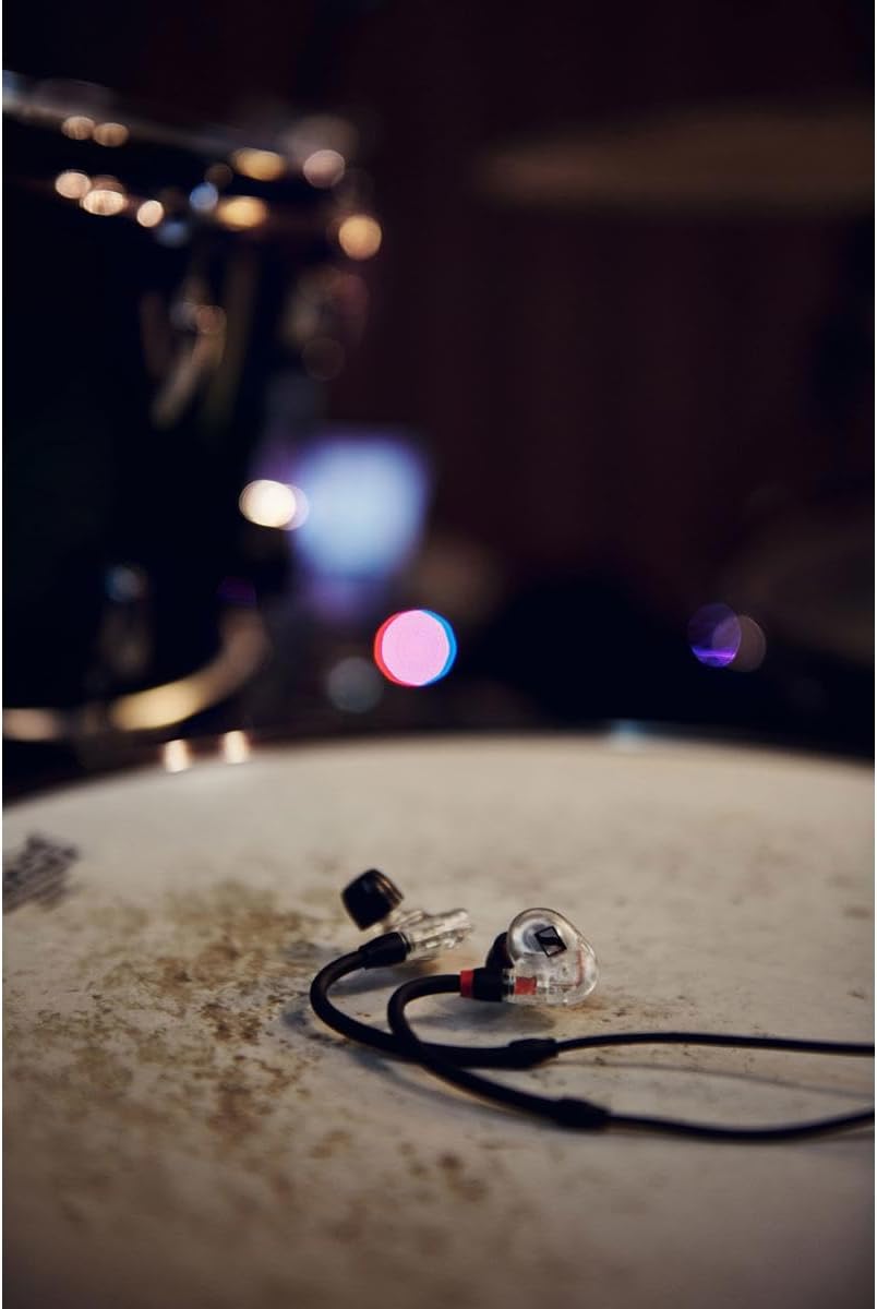 SENNHEISER Professional IE 100 PRO Dynamic In-Ear Monitoring Headphones, Clear | Dynamic transducer with 3.5mm jack cable and ear adapters for monitoring, rehearsal and performance