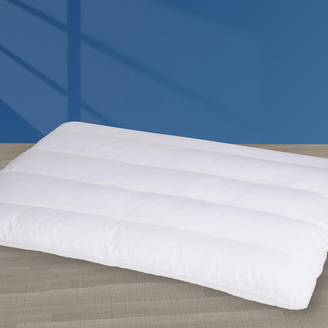 MINUPWELL Ultra Flat Small Pillow for Sleeping, 18x13in 100% Cotton Small Pillow for Travel 7D High Support 2.5 inch Height Ultra Thin Mini Pillows