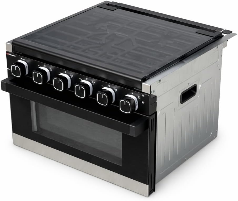 Suburban 17" RV Stove Oven Range 3916A RR17 3 Burner Piezo LED Knobs Tiny Home
