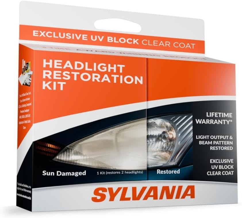 SYLVANIA Headlight Restoration Kit, Restores to Like-New Condition