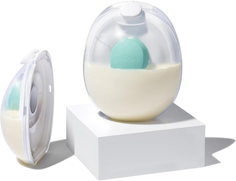 Willow Go 5oz Reusable Milk Containers with Splash Guard - for use with Willow Go Hands Free Breast Pump