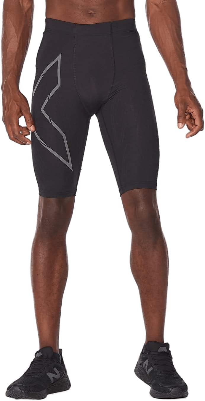 2XU Men’s Light Speed Compression Shorts, Running Compression Shorts for Training & Recovery