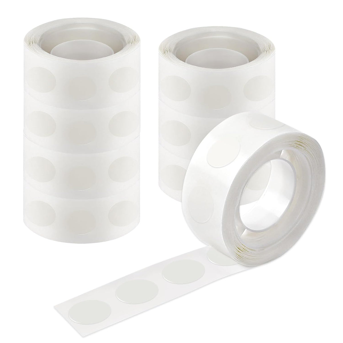 UPINS 800Pcs Glue Points Dots 15mm Removable Balloon Glue Adhesive Dots