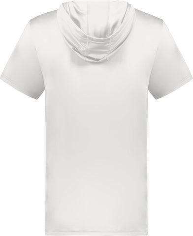 Holloway Men's Powered By Coolcore Short Sleeve Hoodie – Athletic-fit Gym Hoodie With 4-way Stretch and Cooling Fabric