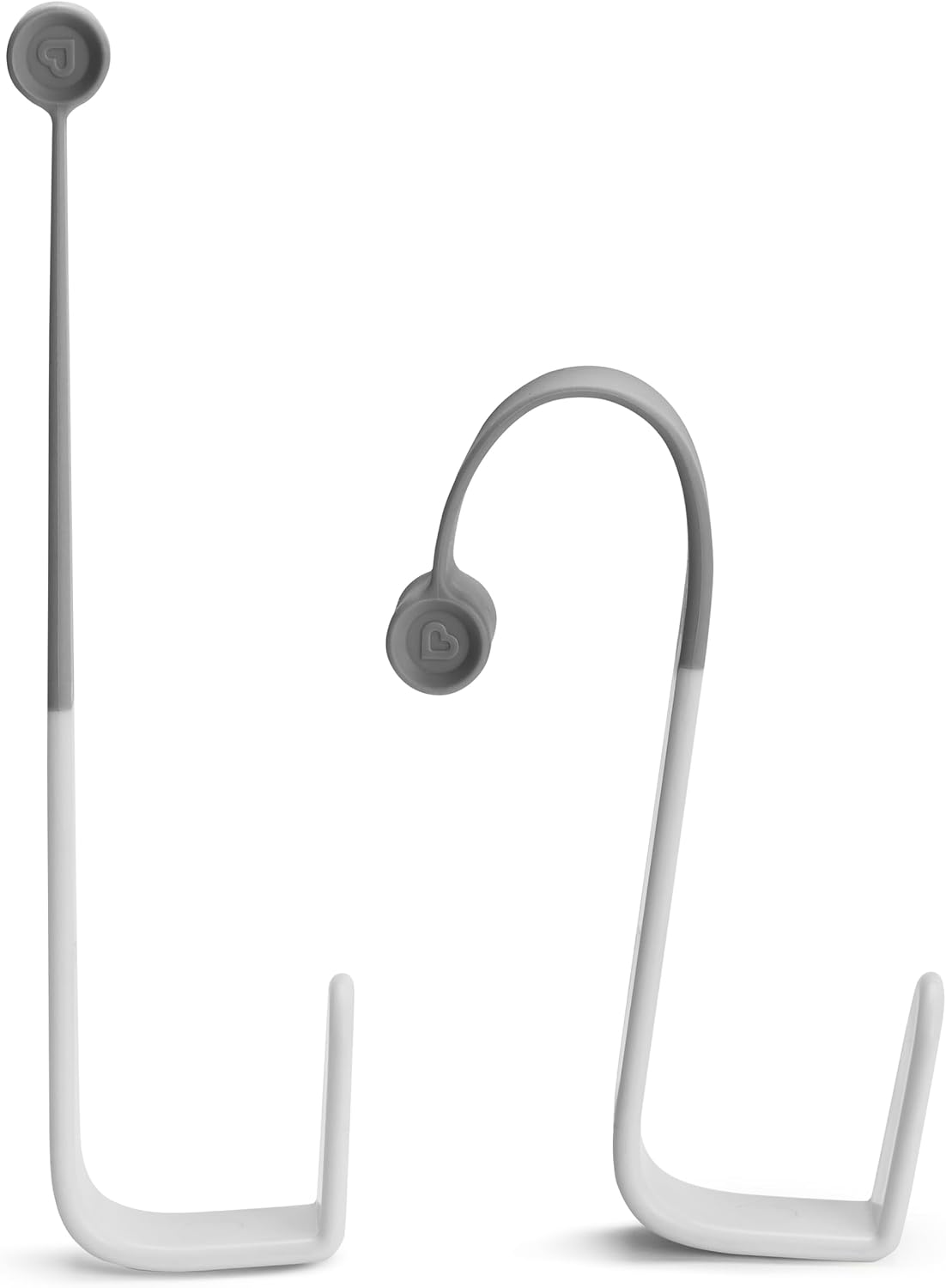Munchkin Potty Ring, Grey | Storage Hook | Pack of 2 | Hooked Design