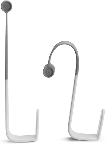 Munchkin Potty Ring, Grey | Storage Hook | Pack of 2 | Hooked Design