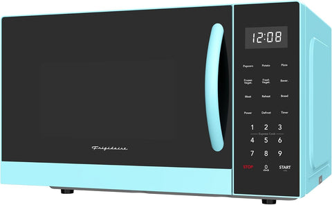 FRIGIDAIRE EMW953BLU 0.9-Cubic Feet Microwave Oven with Oversized Display, Blue