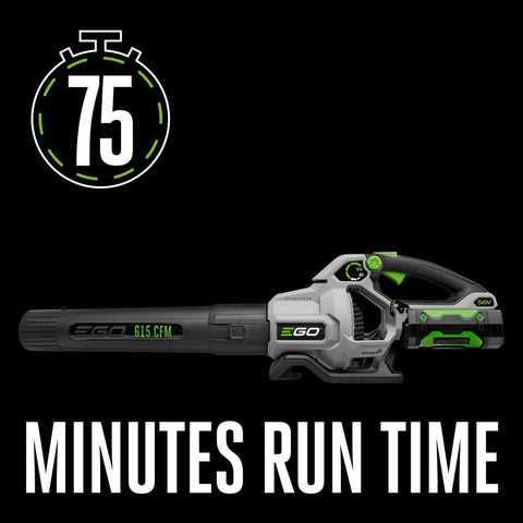 EGO POWER+ Cordless Electric Leaf Blower, 615 CFM, With Battery - LB6151