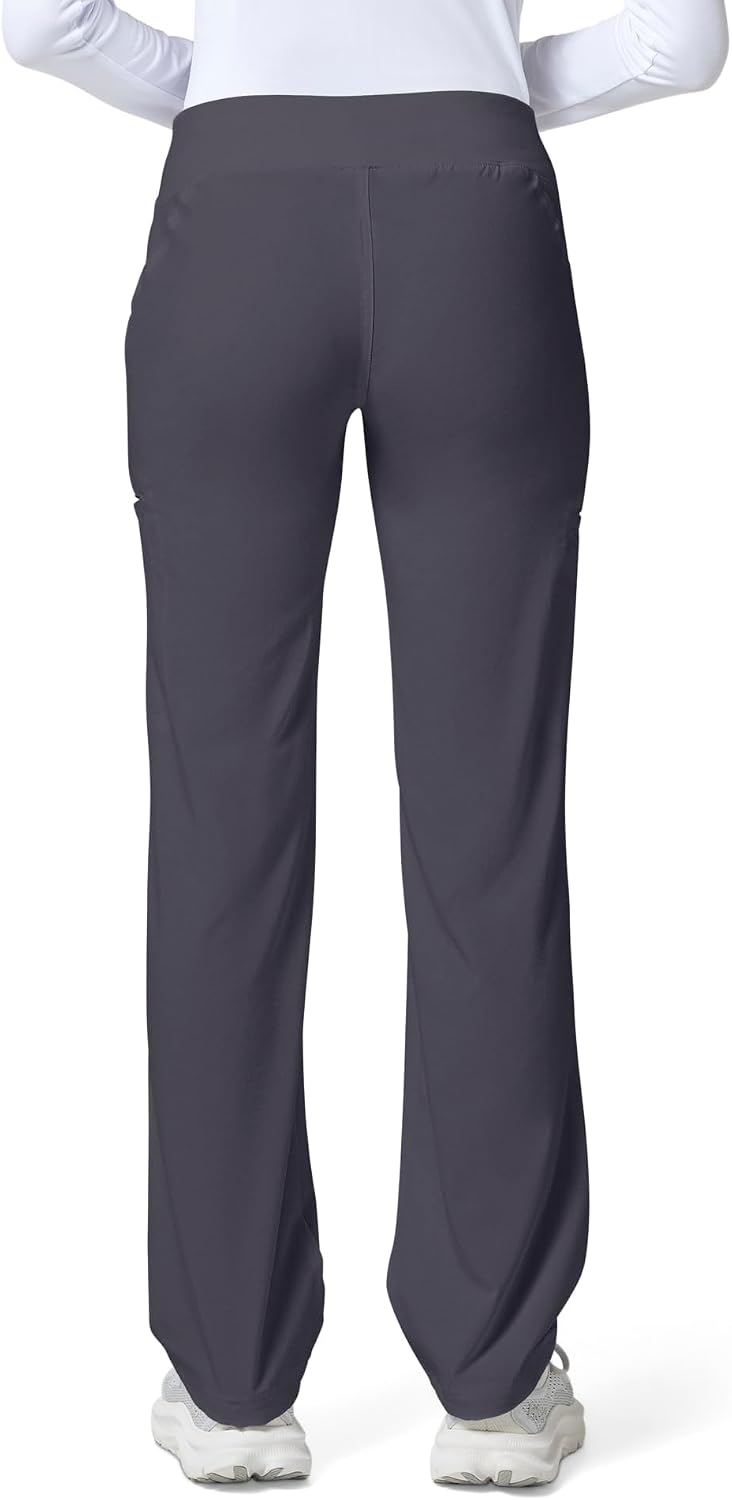 Cherokee Iflex Scrubs for Women Straight Leg Scrub Pants with 6 Pockets